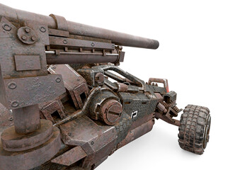 war vehicle in cool rear view