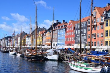 Fototapeta premium copenhagen denmark panorama