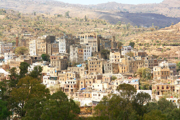 Naklejka premium Jiblā - town in south-western Yemen.