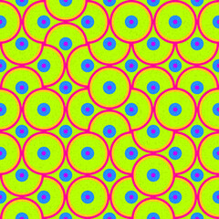 Abstract Geometric Pattern generative computational art illustration