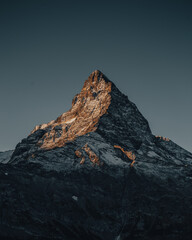 Mountain at dawn