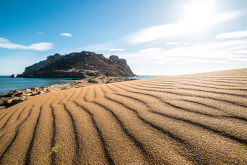 Small dunes on the beach