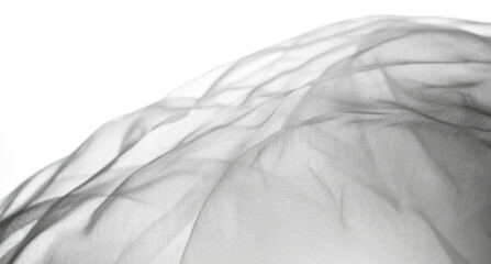 Close up of white tulle clothes as a background