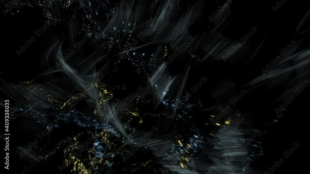 Wall mural star warp 061: traveling through star fields in deep space - 60fps. can be joined to star warp 062 t