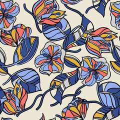 seamless floral pattern