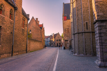 The city of Bruges in Belgium