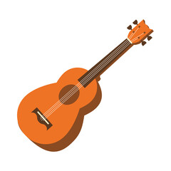 Fototapeta premium guitar instrument icon, colorful design
