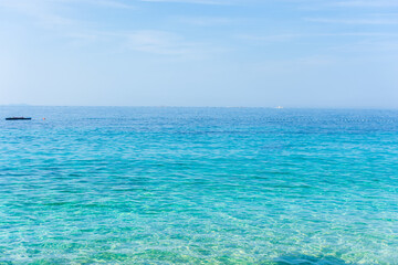 Horizon line on the Adriatic Sea, Croatia