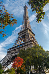 Eiffel towers in Fall Colors
