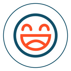 social media highlight icon fun smile