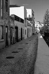 street in the old town, of Lagos Portugal