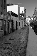 street in the old town, of Lagos Portugal 