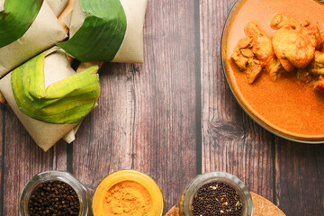 Delicious breakfast for Malay in Asian which is Nasi Lemak.