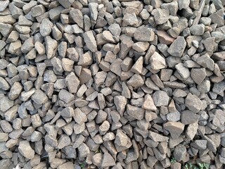 Coarse gravel - stone pile texture