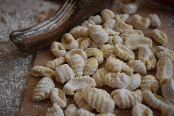 peanuts on a wooden background