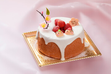 ひな祭りケーキ