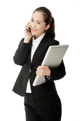 Business lady on the phone