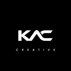 KAC Letter Initial Logo Design Template Vector Illustration - obrazy, fototapety, plakaty