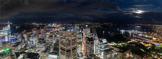 Sydney night panorama
