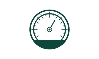 Speedometer symbol vector icon