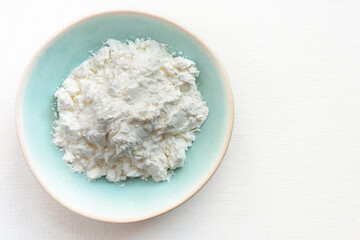 Cornstarch in a Bowl