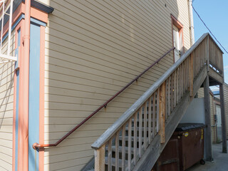 Tenement stairway, Skagway Alaska