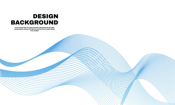 stock illustration abstract background transparent waved lines for brochure website flyer design blue © iqballwew