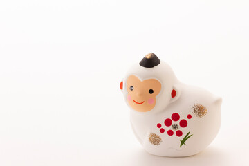 干支の置物、猿