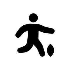 player running