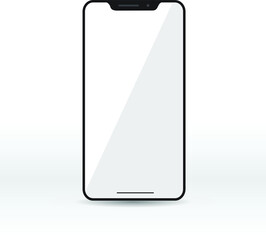 Mobile Mockup Template Vector smartphones. Template for UI and UX design.