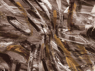 Artistic abstraction made on canvas with acrylic paints 5