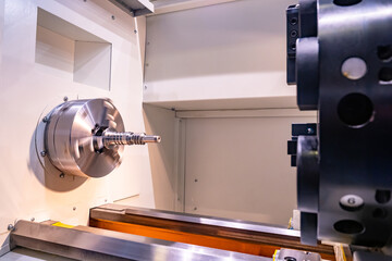 CNC control equipment. Computer-controlled production equipment. This machine is...