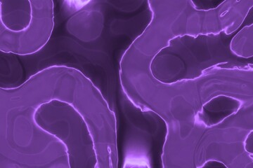 beautiful purple force lights in the cracked fluid computer graphic texture illustration