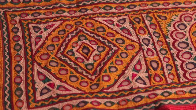 Embroidery art work hd clip,embroidery design and pattern art with colorful handmade fabric,embroidery ethnic flowers neck line flower design,