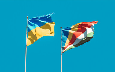 Flags of Ukraine and Seychelles.