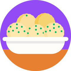 German Food Icon. Food Icon. Vector Illustration. 