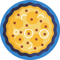 German Food Icon. Food Icon. Vector Illustration. 