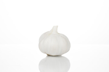 a garlic isolated on white background