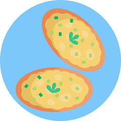 German Food Icon. Food Icon. Vector Illustration. 