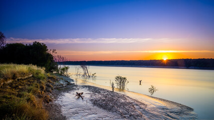 Sunrise view over South Alligator River in Kakadu National Park © Michael