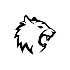 new vector tiger head logo symbol company icon design illustration