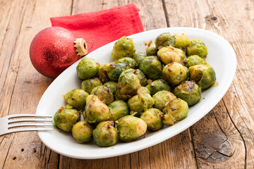 city sprouts on a plate