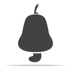 Cashew apple fruit icon vector isolated