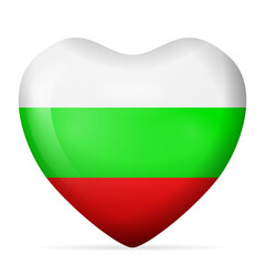 Heart Bulgaria flag