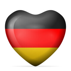 Heart Germany flag