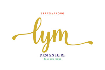 LYM lettering logo is simple, easy to understand and authoritative