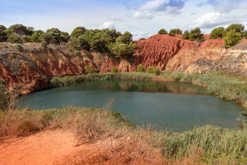 Otranto Puglia bauxite lake