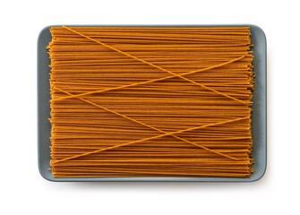 raw pasta top view