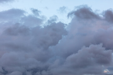 Rain clouds in the sky