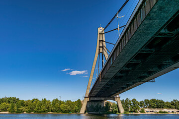 bridge over the river in the morning